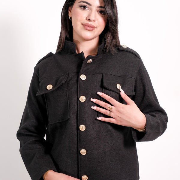 Veste Classy à Boutons Dorés